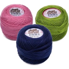 3 Adet Kaplan Etamin ve Kanaviçe Ipi 8 No Kod/renk: 427 - 3348 - 823 - Ryl