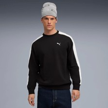 Puma Erkek Siyah Puma T7 Relaxed Crew Siyah Erkek Sweatshirt