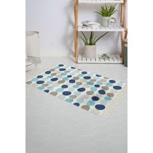 Banyo Halısı Dijital Baskılı Banyo Paspası 50X80 Polyester Kaymaz Tabanlı Duş Paspası 5706