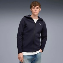 Puma Erkek Lacivert Puma Evostrıpe Fz Hoodie Dk Lacivert Erkek Fermuarlı Üst