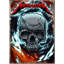 Metallica Modern Ahşap Tablo 70CMX 100CM