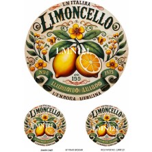 Limon Serisi LMN121 Limoncello, Limon Desenli 29*42 cm Pirinç Dekopaj