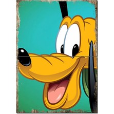 Çizgi Köpek Modern Ahşap Tablo 70CMX 100CM