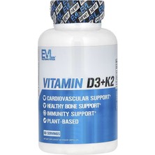 Evlution Nutrition Vitamin D3+K2 60 Veggie Caps
