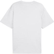 Puma Erkek Beyaz Puma Ess Relaxed No. 1 Logo Tee Beyaz Erkek T-Shirt