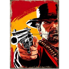 Red Dead Redemption Modern Mdf Tablo 70CMX 100CM