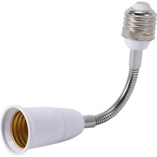 Metal Spiral Kıvrımlı E27 den E27 ye Duy Uzatma (17 CM)