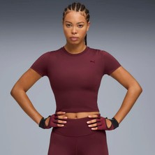 Puma Kadın Kırmızı Puma W Puma Shape Baby Tee Kırmızı Kadın Crop
