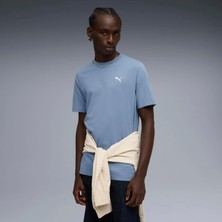 Puma Erkek Mavi Puma Wardrobe Ess Tee Mavi Erkek T-Shirt