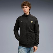 Puma Erkek Siyah Puma Ferrari T7 Jacket Siyah Erkek Ceket