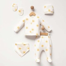 Ürünya Yenidoğan Hastane Çıkışı Güneş Temalı 5'li Set