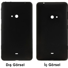 Teknonet Nokia Lumia 625 Uyumlu Batarya Kapağı (Siyah) VR-7671