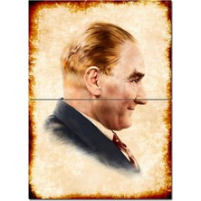 Mustafa Kemal Atatürk Art Mdf Poster 70CMX 100CM