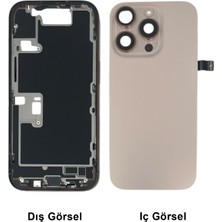 Teknonet  iPhone 16 Pro Max Uyumlu Dolu Kasa Çıkma (Çöl) NT-112215