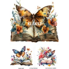 Kelebek Serisi KLBK52 Pirinç Dekopaj 30 * 42 cm