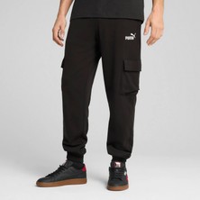 Puma ESS No. 1 Logo Cargo Pant Siyah Erkek Eşofman Altı