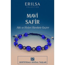 Sertifikalı Mavi Safir Taş Bileklik – Aklı ve Hisleri Harekete Geçiren Enerji Taşı