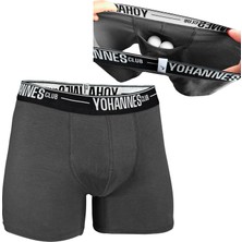 Yohannes Club Erkek Özel Keseli Pamuklu Boxer,spor aktiviteleri için