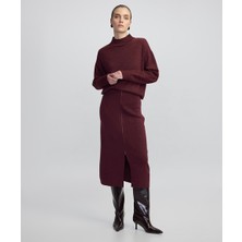 Miss İpekyol Fermuarlı Triko Etek IW6250004066035