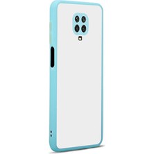 Redmi Note 9s Kılıf Arkası Buğulu Kenarları Renkli Sert Premium Silikon Kapak Rcv/hux