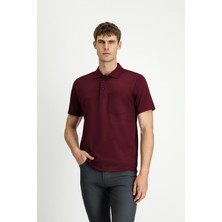 Regular Fit Pamuklu Düz Polo Yaka Tişört