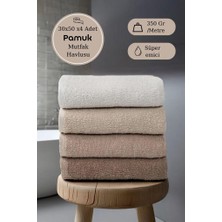 Modalin 4 Lü Pamuk Mutfak Havlusu Aden 30X50 Süper Emici ve Dayanıklı Yapı