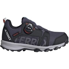 Adidas Çocuk Yeşil Terrex Agravic Boa R.rdy Bot Düz Topuklu Erkek Çocuk İçin Konforlu Ayakkabı K JS2964