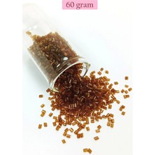 Kesme Cam Boncuk 2mm - 60 Gram - Şeffaf Açık Kahve - BNC391