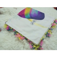 Cenk ve Reyhan El Emeği Iğne Oyası Yazma , Fular ,yemeni, Mevlüt Örtüsü ,hediyelik 4 Kenarı Oyalı