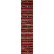Hali.Net 82x341 cm Bej Teselya Anadolu Yün Halı | Yolluk Koridor Mutfak Halısı | Doğal Yün El Yapımı El Dokuma Hav Vermez | UNİQUE-36380