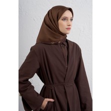 Armine Monogram Desenli Saf Ipek Twill Eşarp 9401D 80