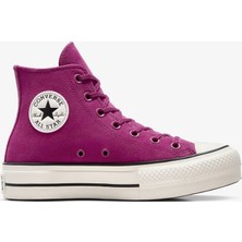 Converse Chuck Taylor All Star Lift Unisex Mor Süet Platform Sneaker