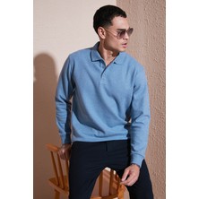 Buratti Pamuk Karışımlı Regular Fit Polo Yaka Kazak Erkek Polo Yaka Kazak 456223