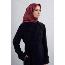 Armine Etnik Desen Saf Ipek Twill Eşarp 9421D 85