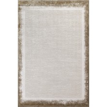 Bespoky 80x150 cm Krem Krm Modern Lüks Yıkanabilir Halı | Mutfak Balkon Yatak Odası Halısı | Leke Tutmayan Kaymaz | KRM_MERİT-001S