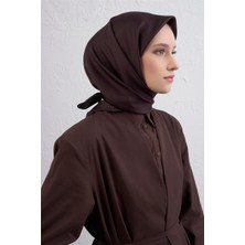 Armine Monogram Desenli Saf Ipek Twill Eşarp 9401D 55