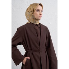 Armine Etnik Desen Saf Ipek Twill Eşarp 9421D 05