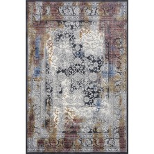 Bespoky 80x300 cm Gri Yıkanabilir Halı | Mutfak Yolluk Halısı | Leke Tutmayan, Kaymaz | GM_RİSUS-11586ML