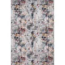 Bespoky 80x150 cm Krem Valen Modern Yıkanabilir Halı | Mutfak Balkon Yatak Odası Halısı | Leke Tutmayan Kaymaz | CREA_VALEN-2606