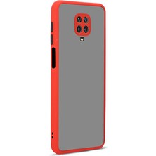 Redmi Note 9 Pro Kılıf Arkası Buğulu Kenarları Renkli Sert Premium Silikon Kapak Rcv/hux