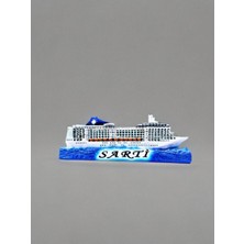 Sarti Temalı Kabartmalı Polyester Magnet 10CM x 4cm