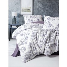 Cotton Box Flanel Tek Kişilik Nevresim Takımı Sadie Mor