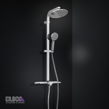 Duxxa Como 500 Tepe Duş Seti Krom D.170.5