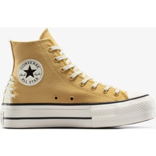 Converse Chuck Taylor All Star Lift Crafted Laces Unisex Beyaz Platform Sneaker