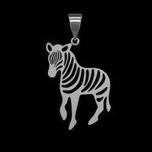 TabiTela 925 Ayar gümüş kolye zebra SM8587