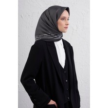 Armine Klasik Desenli Saf Ipek Twill Eşarp 9404D 01