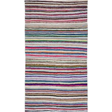 Hali.Net 176x306 cm Gri Vintage Anadolu Eskitme Yün Halı | Salon Yatak Odası Halısı | Doğal Yün El Yapımı El Dokuma Hav Vermez | UNİQUE-31732