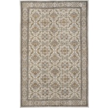 Hali.Net Lucca Bej Modern Naturel Viskon Modern Desenli Yün Hav Toz Vermez Leke Tutmayan Salon Yolluk Mutfak El Dokuma Halı