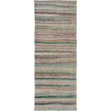 Hali.Net 110x285 cm Kırmızı Vintage Anadolu Eskitme Yün Halı | Salon Yatak Odası Halısı | Doğal Yün El Yapımı El Dokuma Hav Vermez | UNİQUE-32882