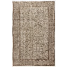 Hali.Net 179x274 cm Bej Atina El Dokuma Yün Halı | El Yapımı Doğal Yün Salon Halısı | Geleneksel Anadolu Hav Vermez | UNİQUE-4242